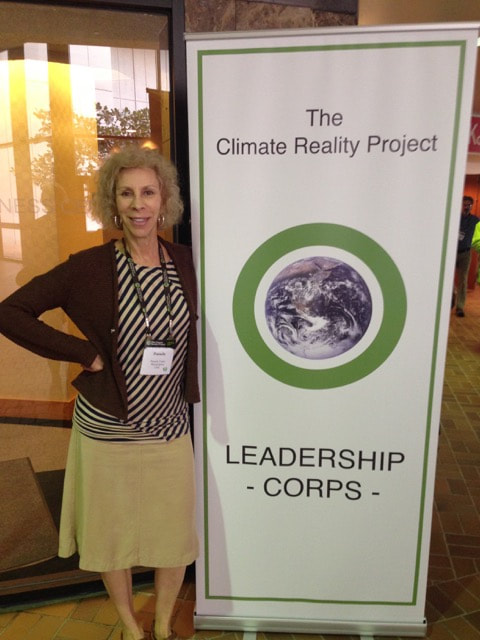 Pamela at the Climate Leadership Training in Miami